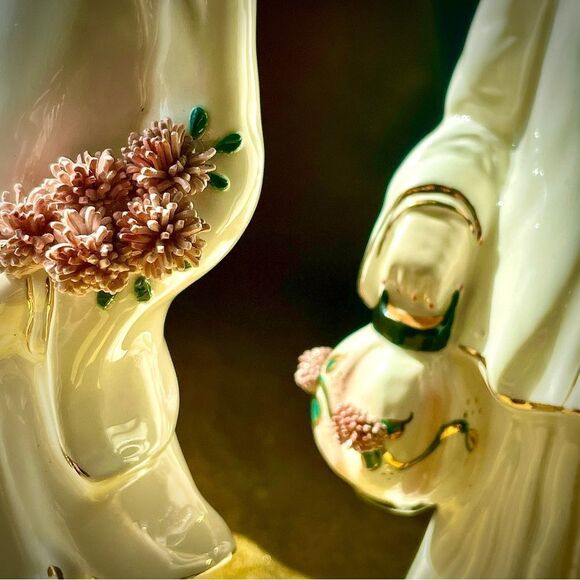 ♥️ Vintage Mid Century Florence Ceramics California Figurine Couple 8”T 3”W - Picture 11 of 15